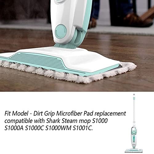4 Pack Reusable Microfiber Steam Mop Pads for S1000, High Absorbency, Washable,