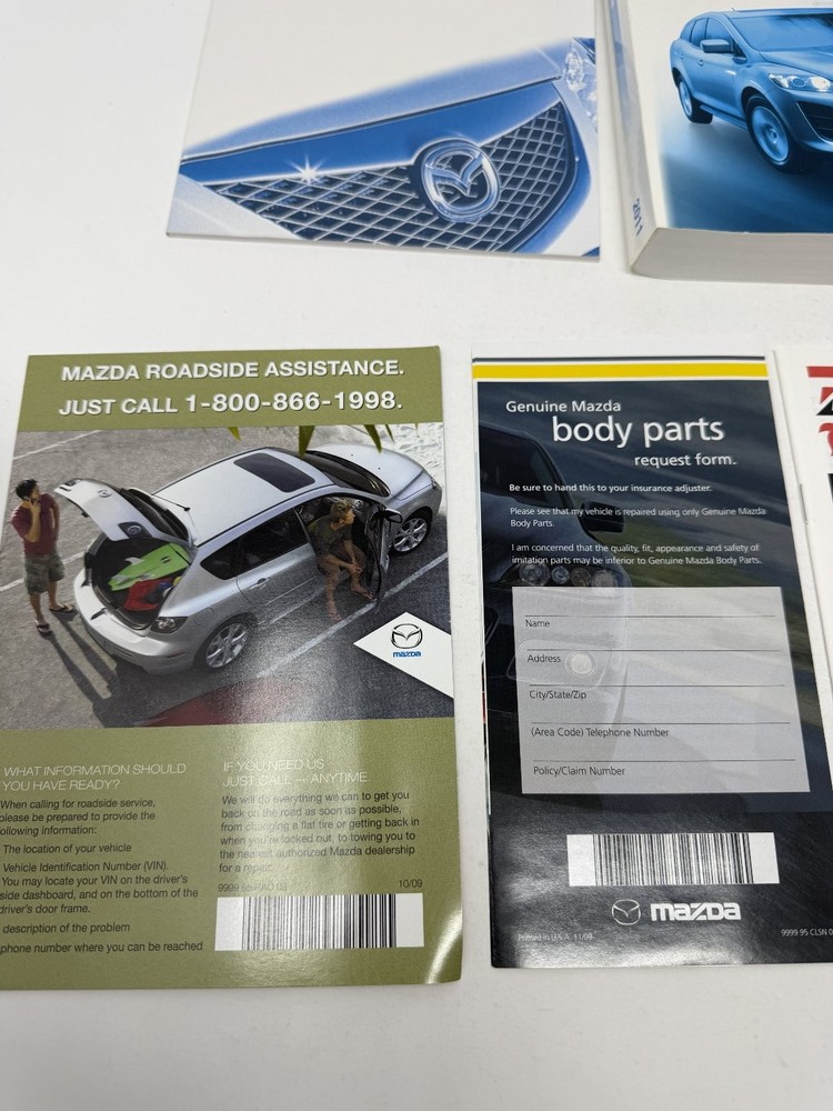 2011 Mazda CX-7 Owners Manual OEM Complete Set