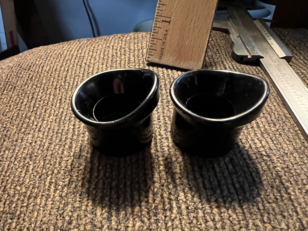 Pair -  Microscope Eye Cup / Shield  -  NOT RUBBER   for Microscope
