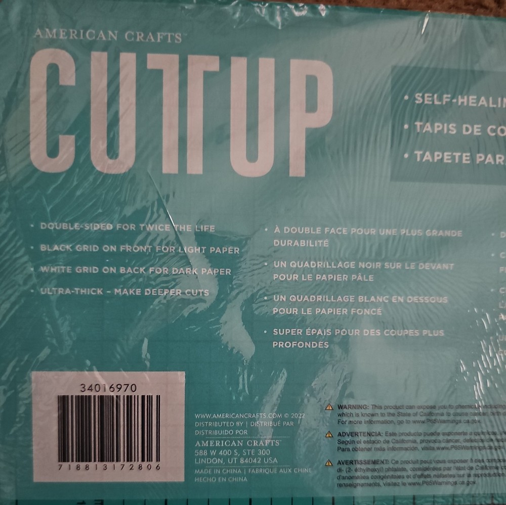 American Crafts Cut Up Self-Healing Cutting Mat