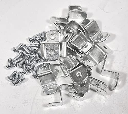 1/2" Offset Clips Extra Heavy Duty with Screws 100 Pack
