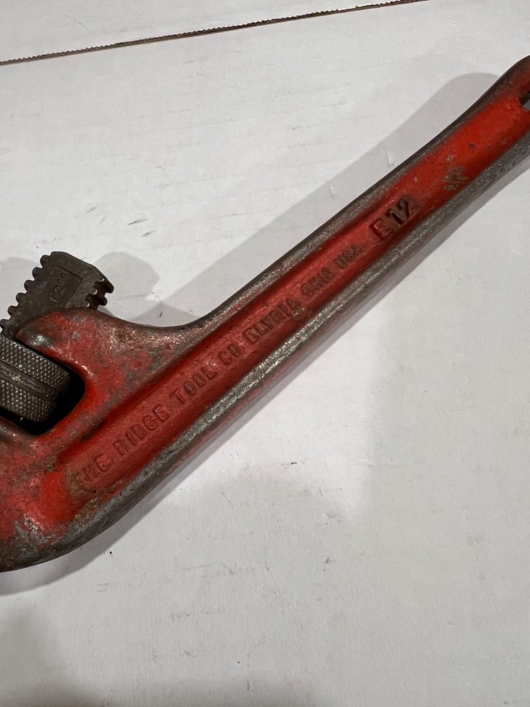 Ridgid 12" Offset Pipe Wrench E12 USA