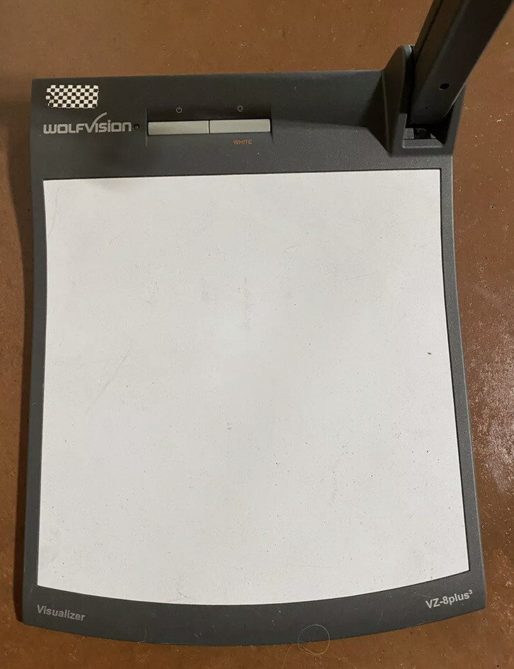 WolfVision VZ-8 Plus Projector Portable Document Camera With Working Lamp