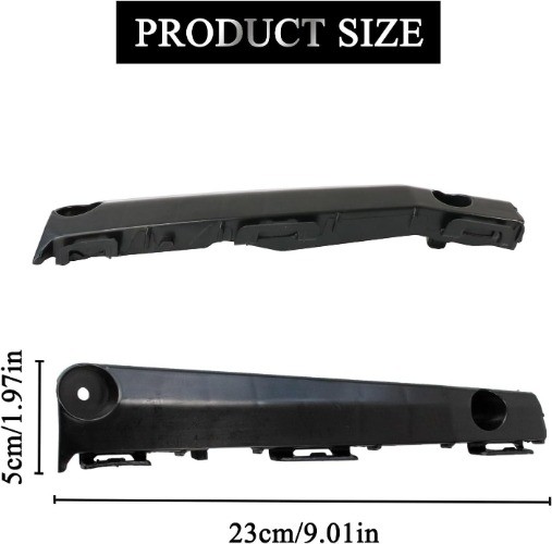 1Pair Front Bumper Bracket Fit for 2012 2013 2014 Camry Left & Right Side Front