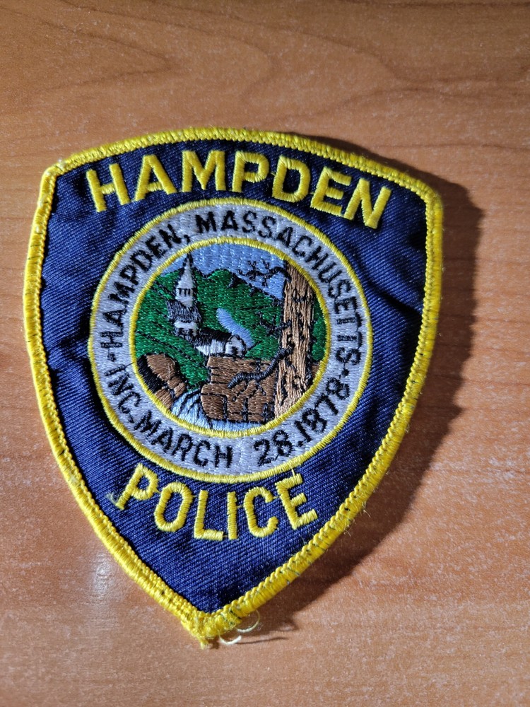 Hampden MA Police Patch