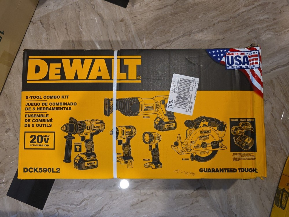Dewalt 5 Tool Combo Kit DCK590L2
