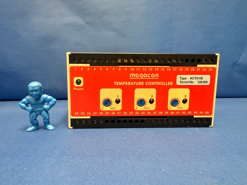 Megacon KCT61/D Temperature Controller 0-200 °C AC/DC