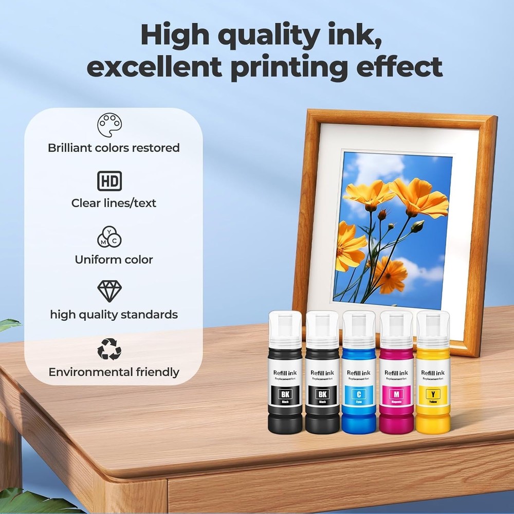 Professional Grade Ink Refill Bottles for ET Series Printers