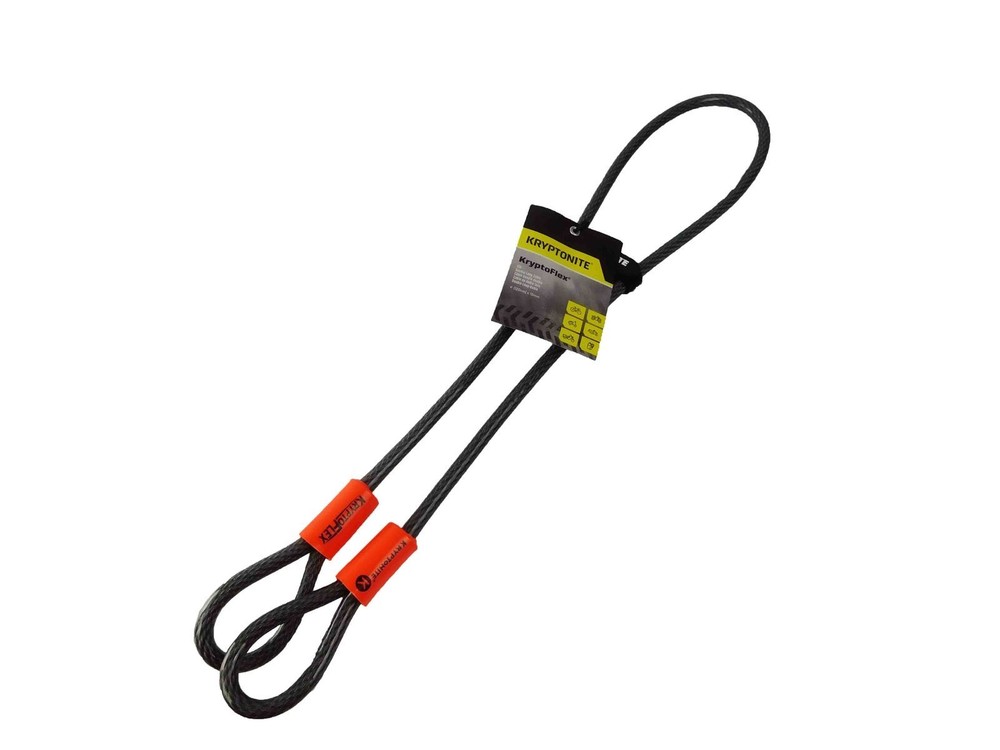 Kryptonite Evolution Series 4 Disc Lock Yellow and 410 4 ft Looped Cable
