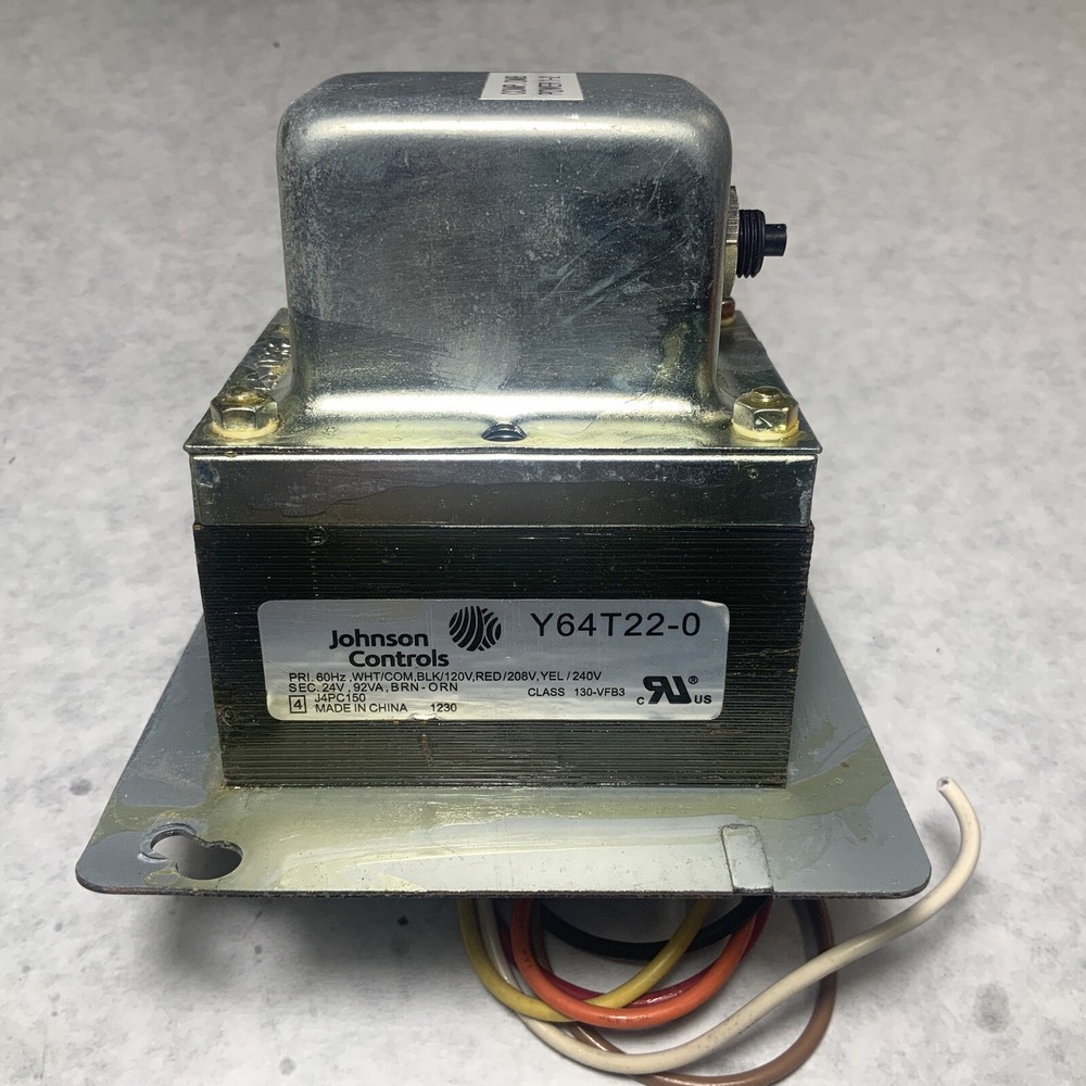 JOHNSON CONTROLS TRANSFORMER Y64T22-0