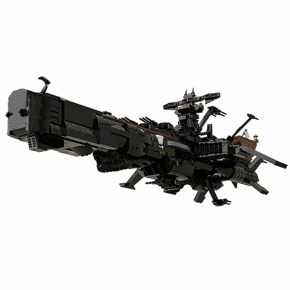 Custom MOC: MOC-48193 Space Pirate Ship Arcadia Captain Harlock Albator