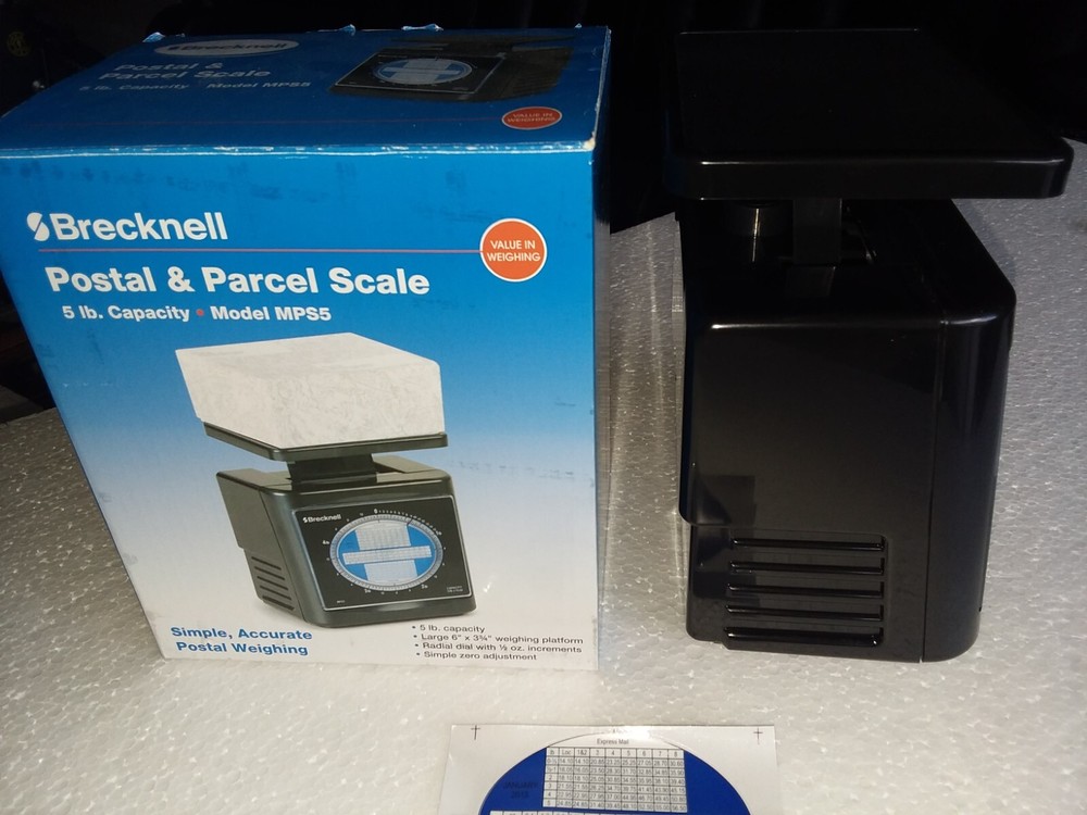 Brecknell Postal Parcel Package 5 lb Capacity Scale NEW Open Box