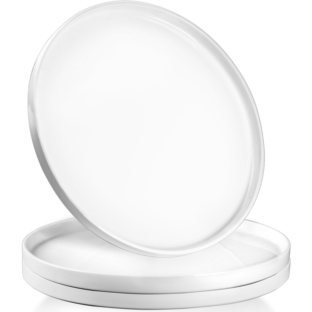 12.8" Ceramic Round Serving Platters, 3-Pack - Durable & Elegant Trays