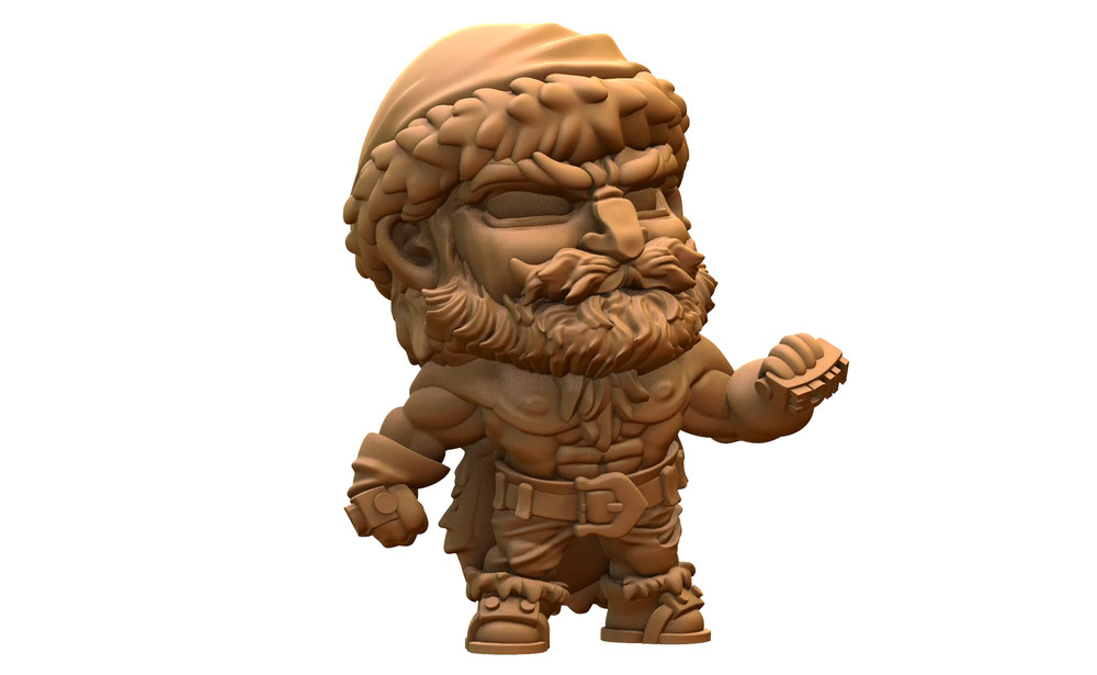 Capsule Chibi - Swole Santa - Christmas