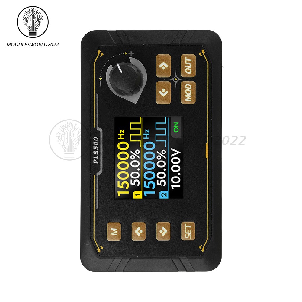 PLS500 Dual-Channel Pulse PWM Signal Generator Adjustable Programmable Dead zone