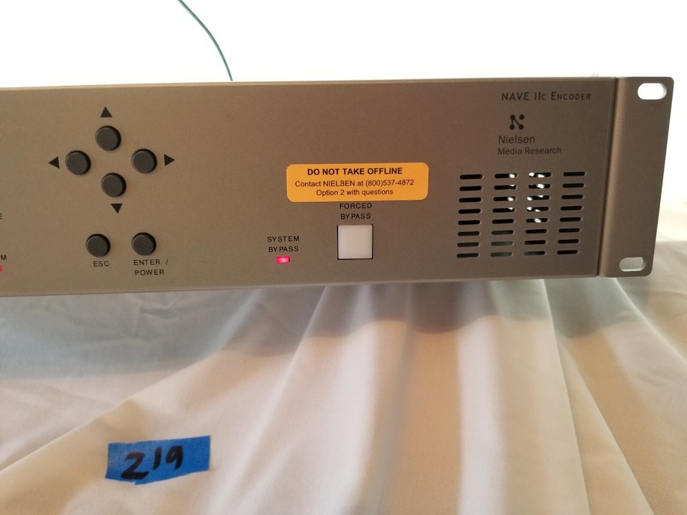 Nielsen WEGENER NAVE IIC 002 ENCODER Rack Mount Silver #219