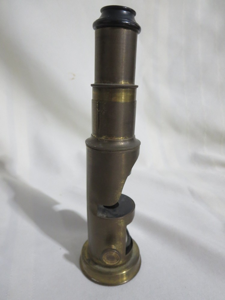 Vintage Montgomery Ward Brass Field Microscope