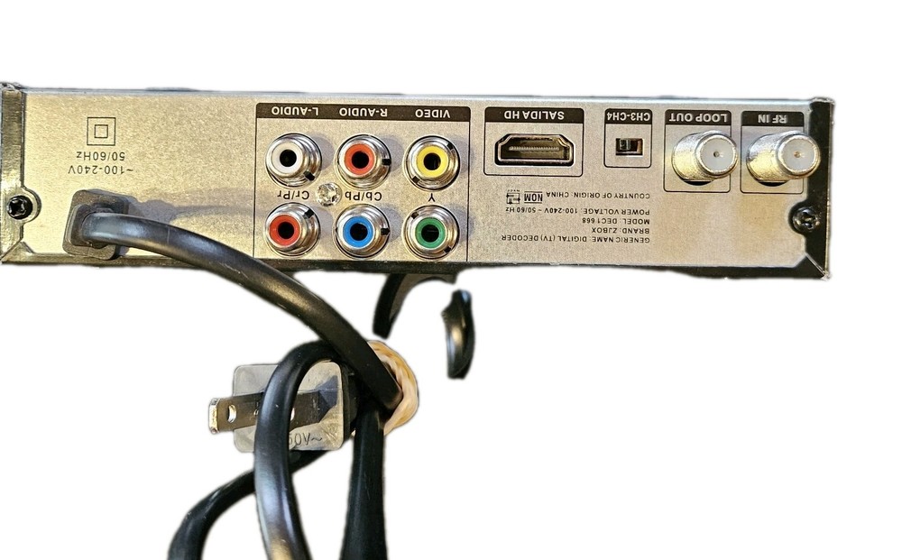 Z JBox Converter Box Digital (TV) Decoder Box Open Box