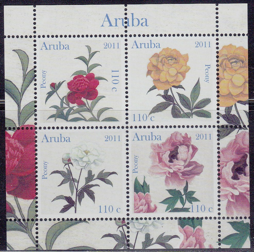 Aruba Issue 2011 (SS 541) Flowers