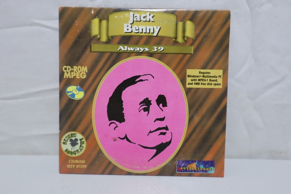 Jack Benny - Always 39 - 1994 PC CD-ROM Comedy Video-Documentary!