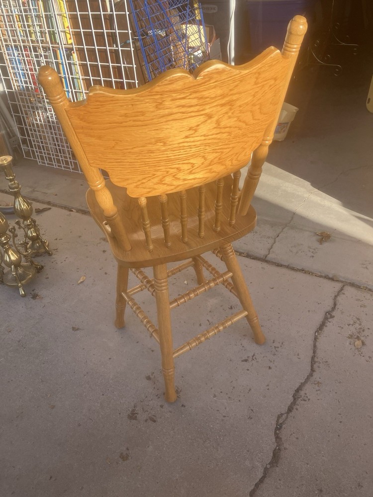 Solid Oak Handcrafted bar stools