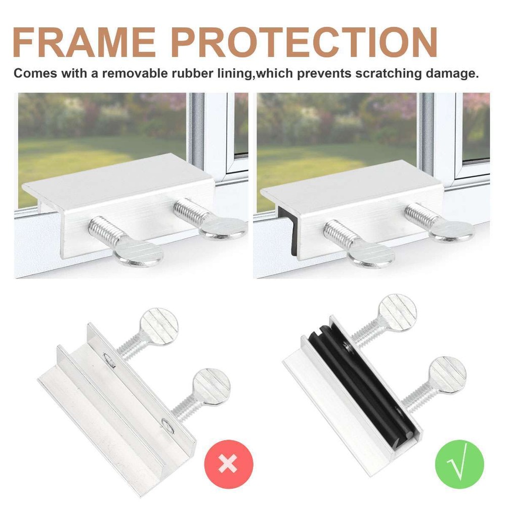 12Pcs Sliding Window Locks Easy Installation High Security Home Lock Thumbscrews