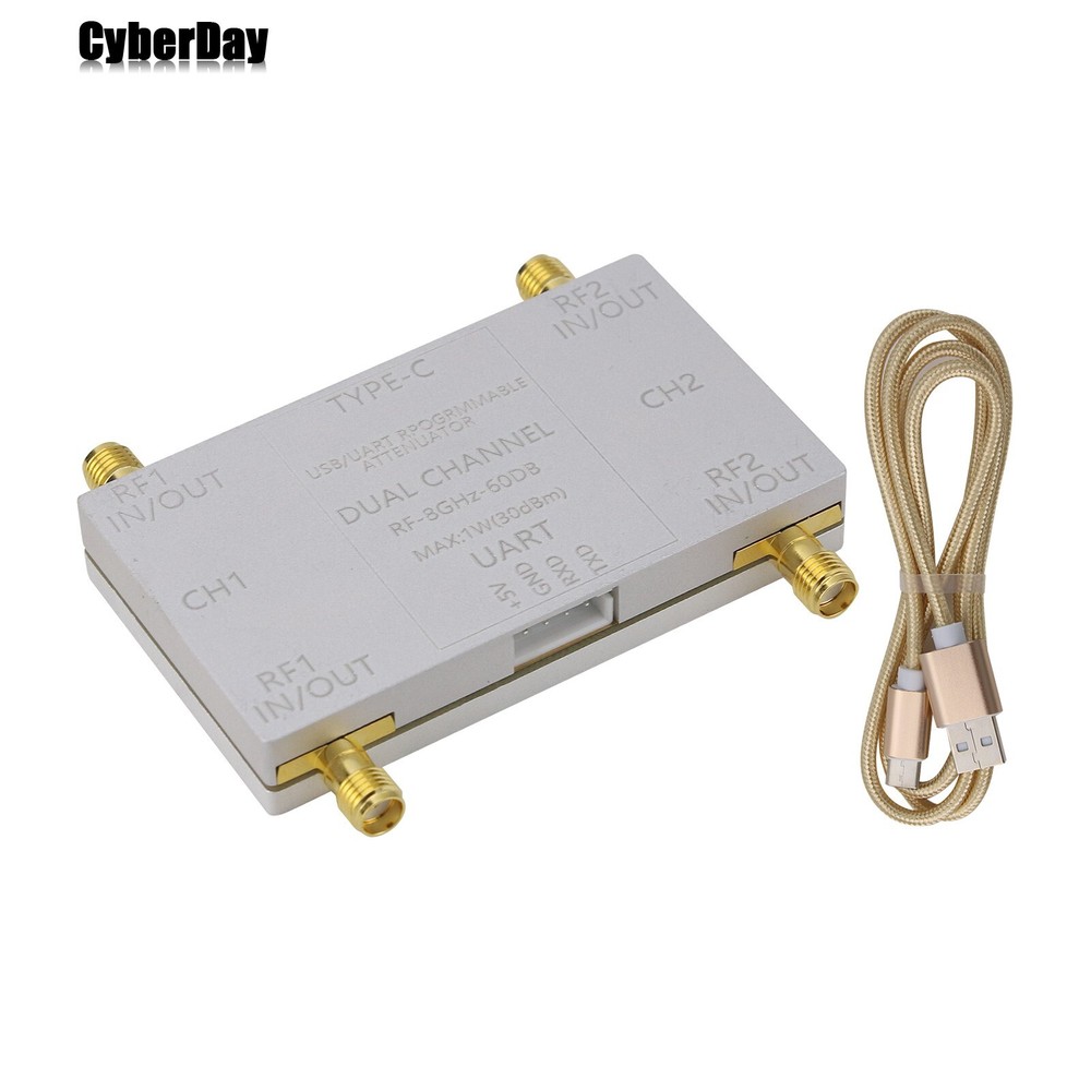 RF-8GHz-60DB Dual Channel Programmable RF Attenuator (Main Unit + ) for PC