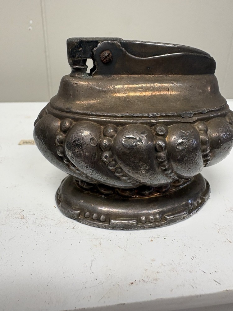 Classic Original Ronson Crown Table Lighter - Silver Plated ~Unused