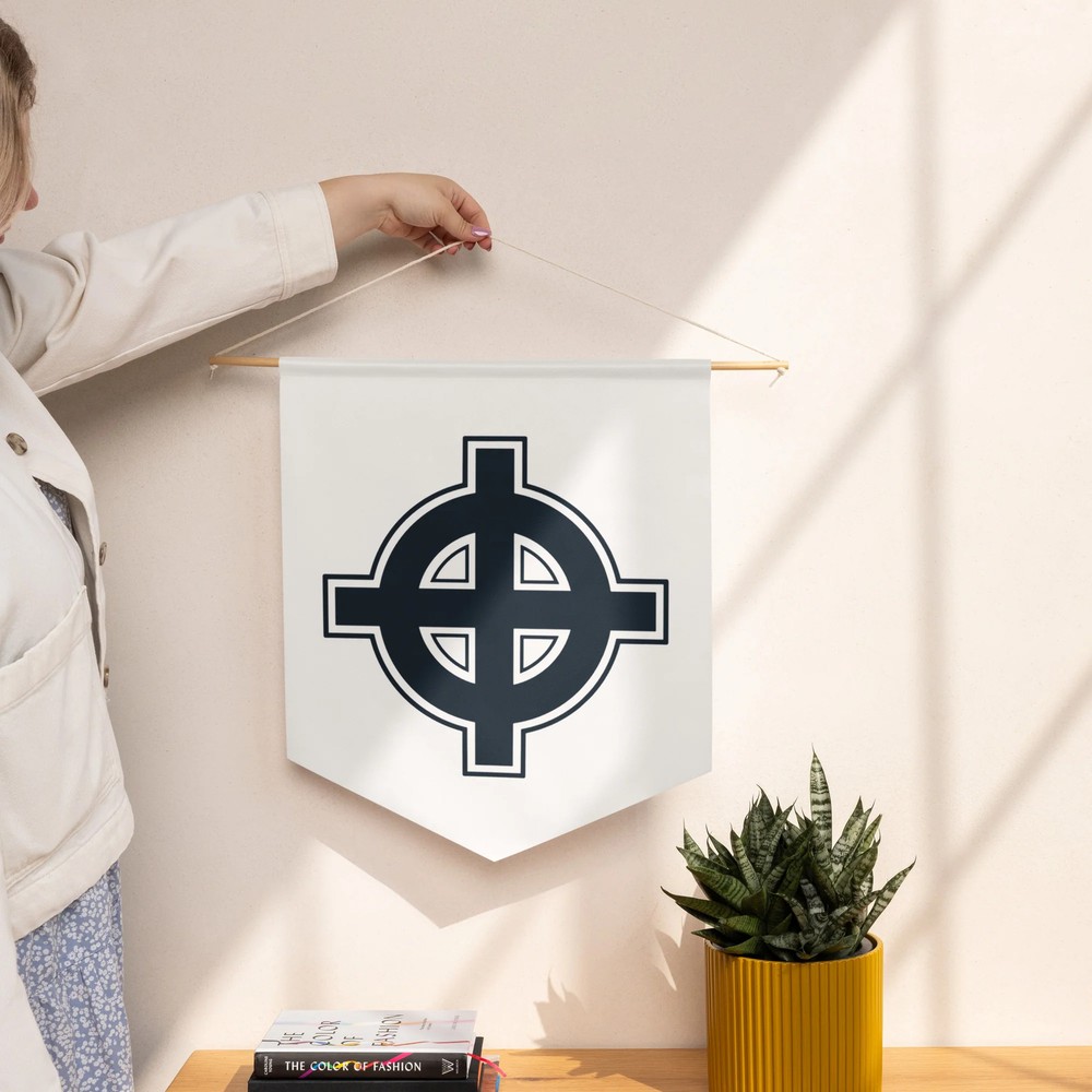Celtic Cross Pennant banner
