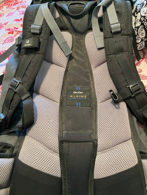Deuter Guide 35+ Backpack, Black/Gray; Used once.