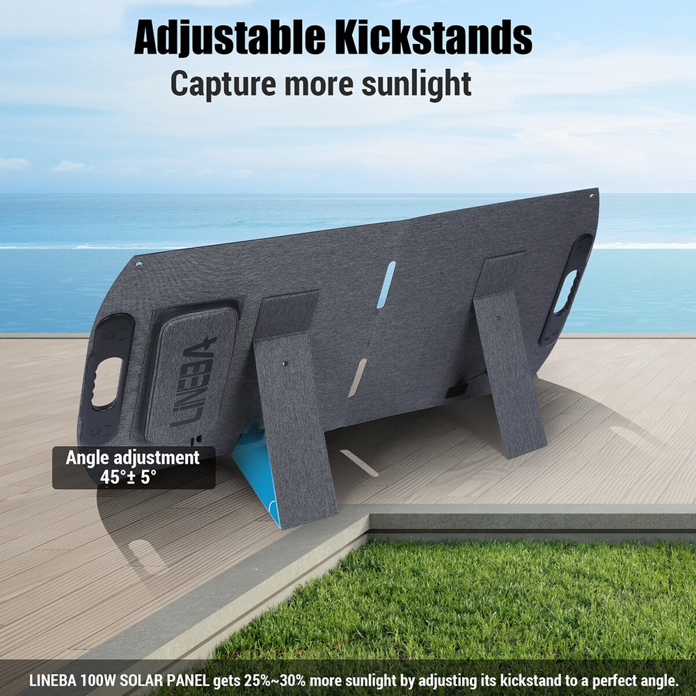 Portable Solar Panel 200W 100W 22V 23% Efficiency Foldable Solar Panel Kit