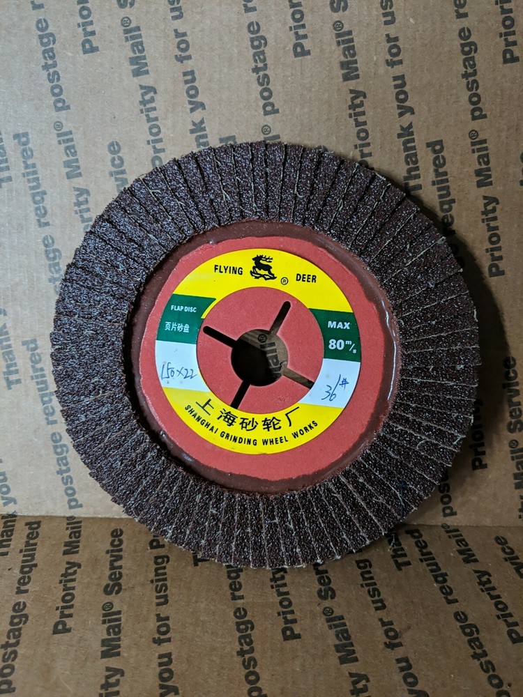 Eazypower 87525 6.5" Flap Disc 36 Grit
