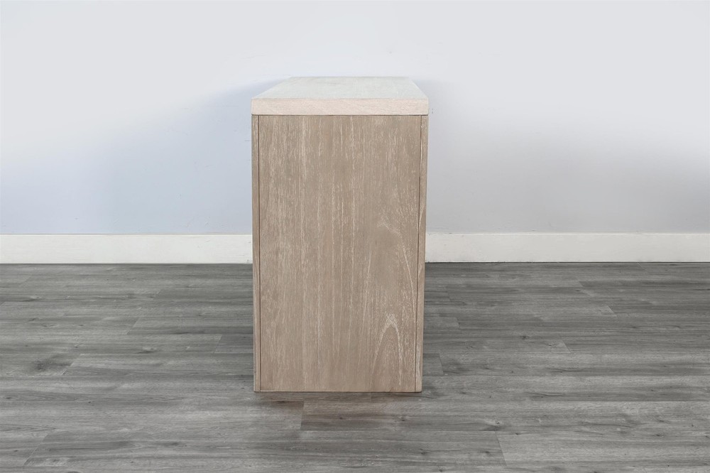 Sunny Designs 60" Modern Natural Wood Bar Table