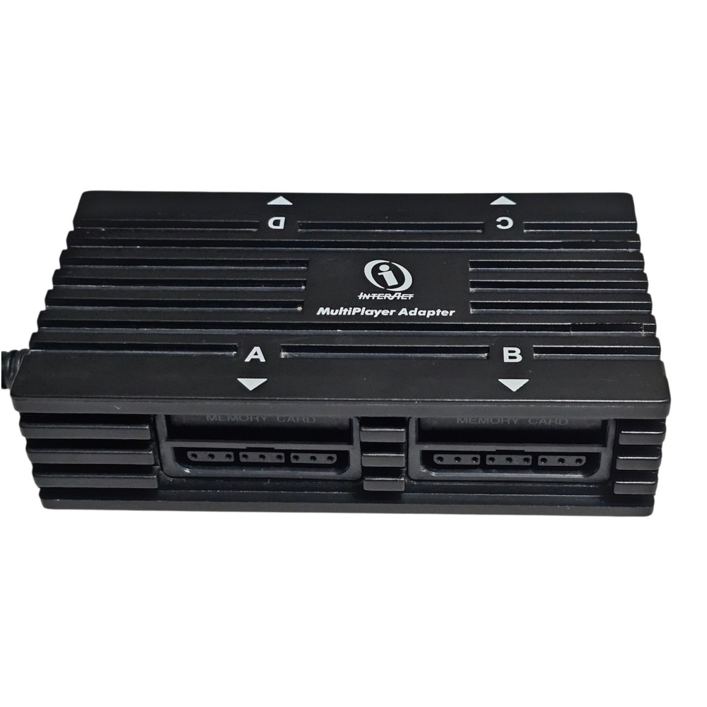 Playstation 1 & 2 Interact Multiplayer Adapter, 4 Controllers & Memory Slots