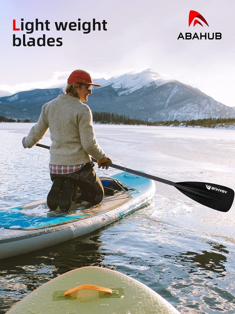 Beginner-Friendly Lightweight SUP Paddle with Concave Blade & Adjustable Length
