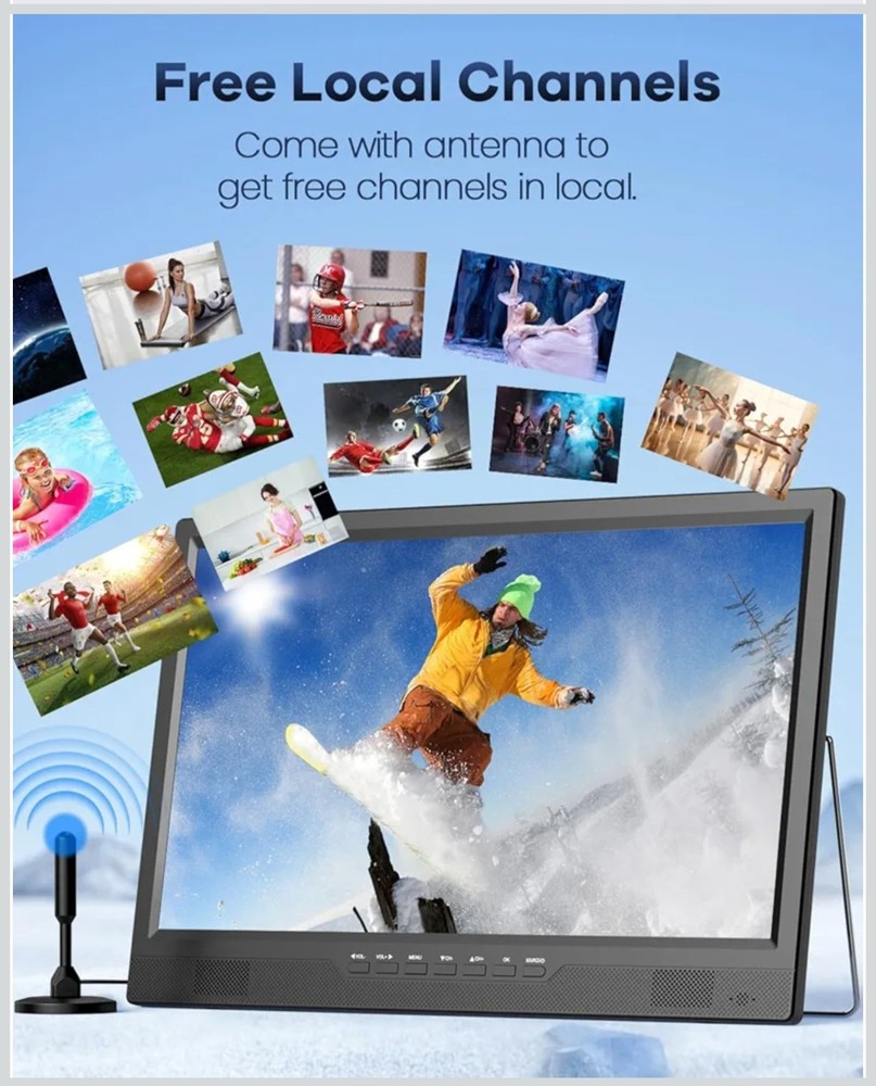 Desobry 19" Portable TV