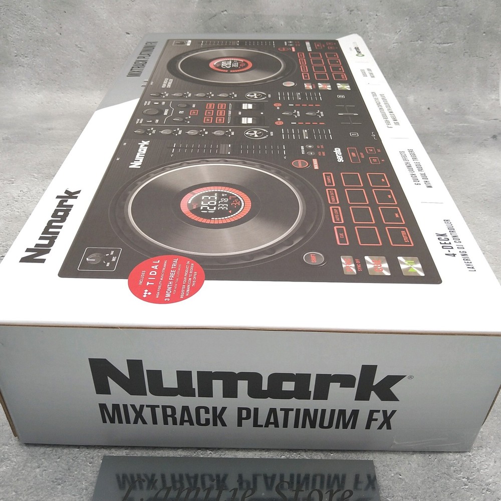 Numark Mixtrack Platinum FX 4-Deck Serato DJ Controller Japan Tabletop 24 Bit