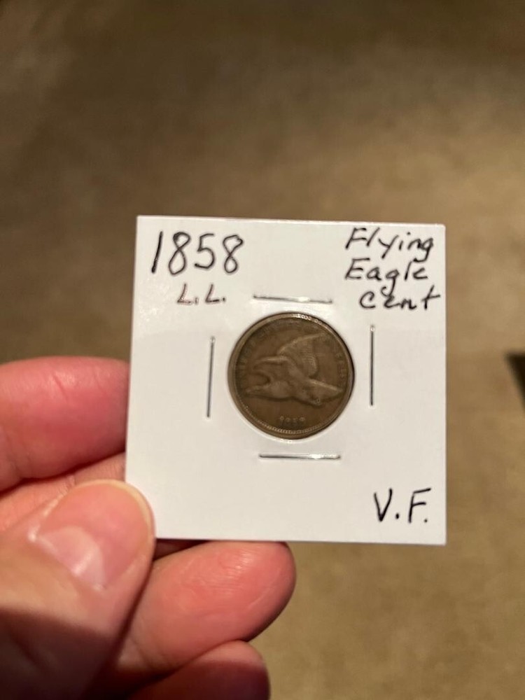 1858 LL Flying Eagle Cent