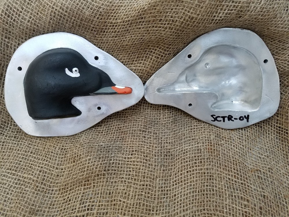 Duck Decoy Head Molds - Sea Duck