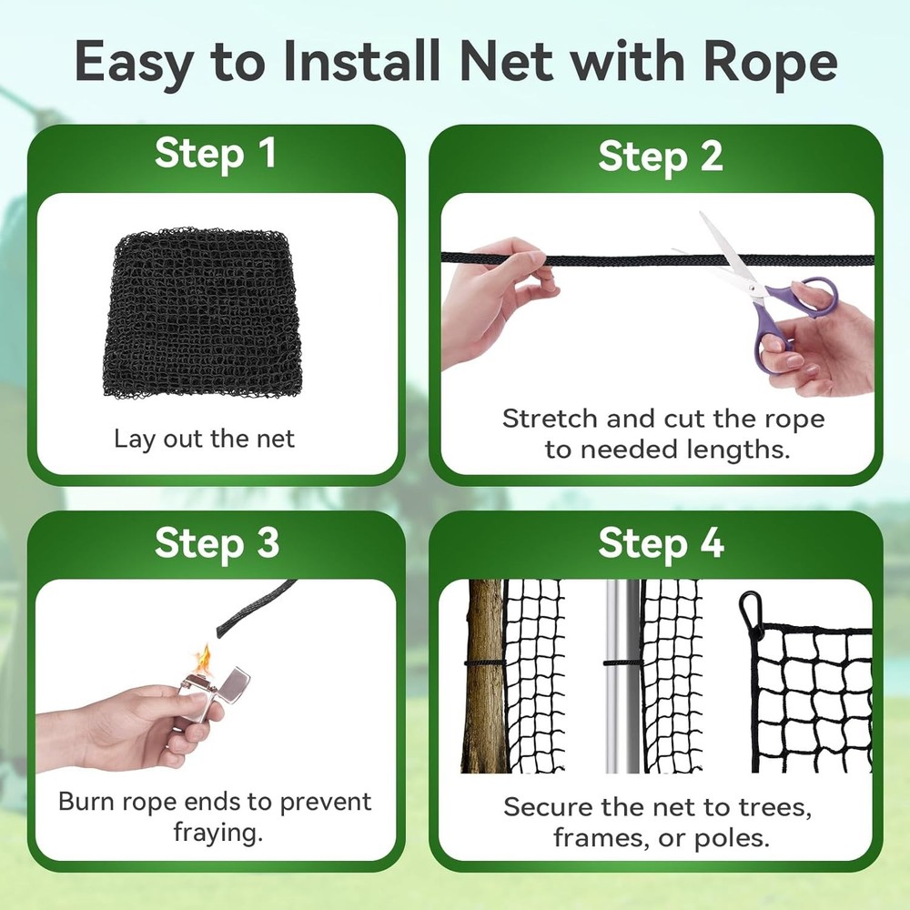 15ft×20ft Heavy Duty Golf Practice Net: Versatile Sports Training Solution