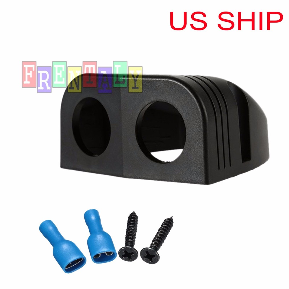 2 Holes Tent Base Panel USB Socket/Voltmeter/Power Socket Holder Car Truck Boat