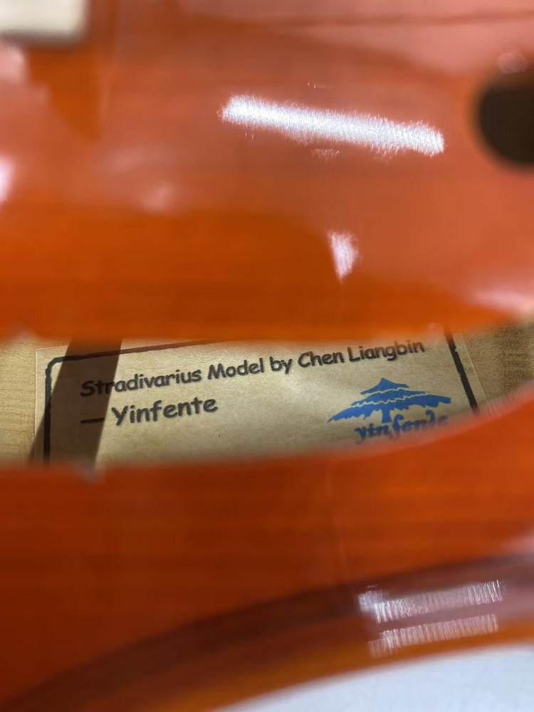 Premium 4/4 Violin Handmade One-Piece Flamed Maple Back Case Bow & Shoulder Rest