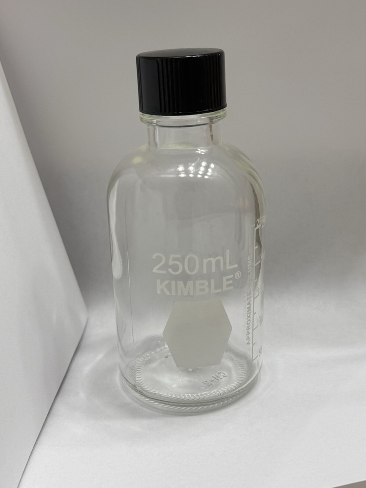 Kimble Graduated Glass Media Bottle, 250ml