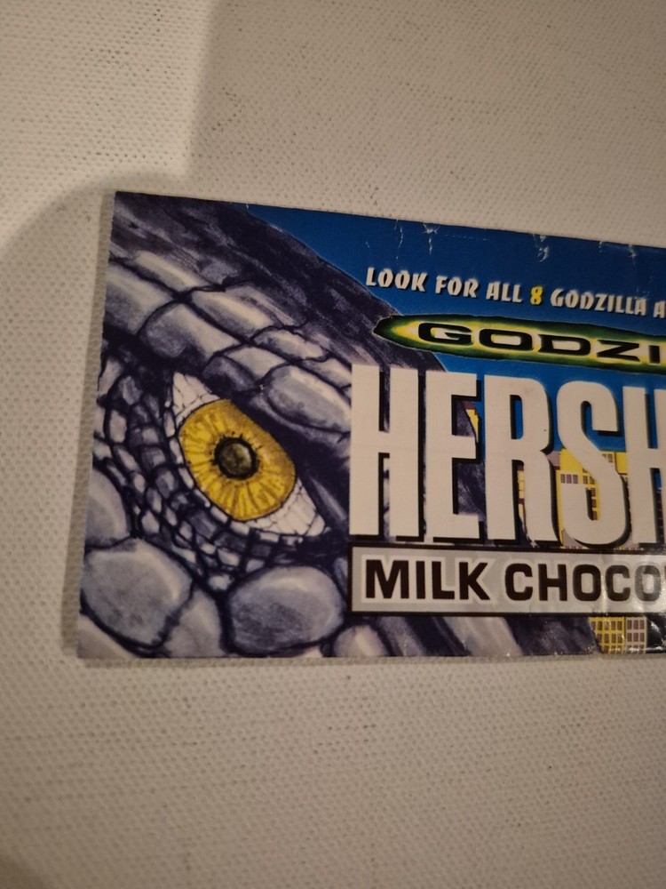 Godzilla Hersheys Milk Chocolate Used Wrapper Advertising