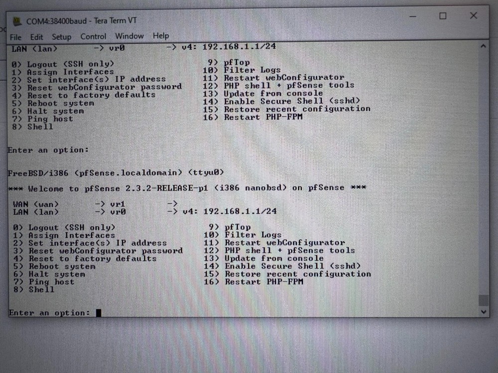 NetGate APU routing and firewall gateway