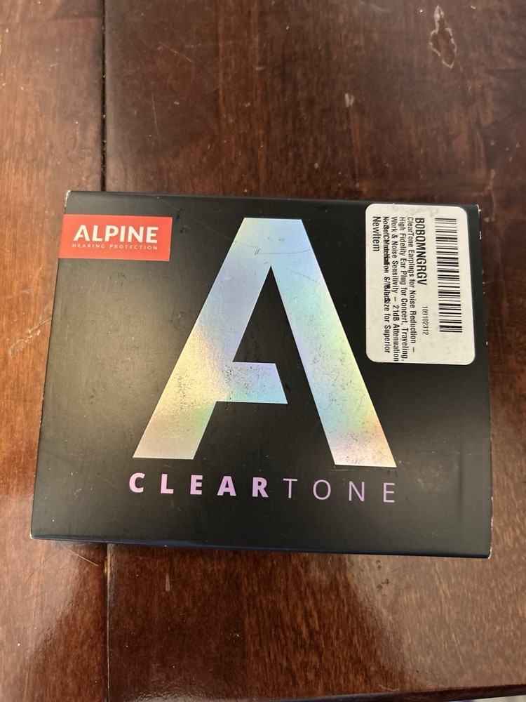Alpine ClearTone Ear Plug Pack Mesh Filter Noise Reduction Silicone Small Large