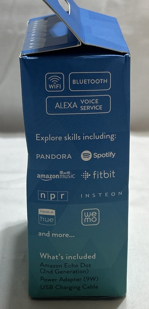 NEW Amazon Echo Dot 2nd Generation White Smart Speaker Bluetooth Alexa SEALED