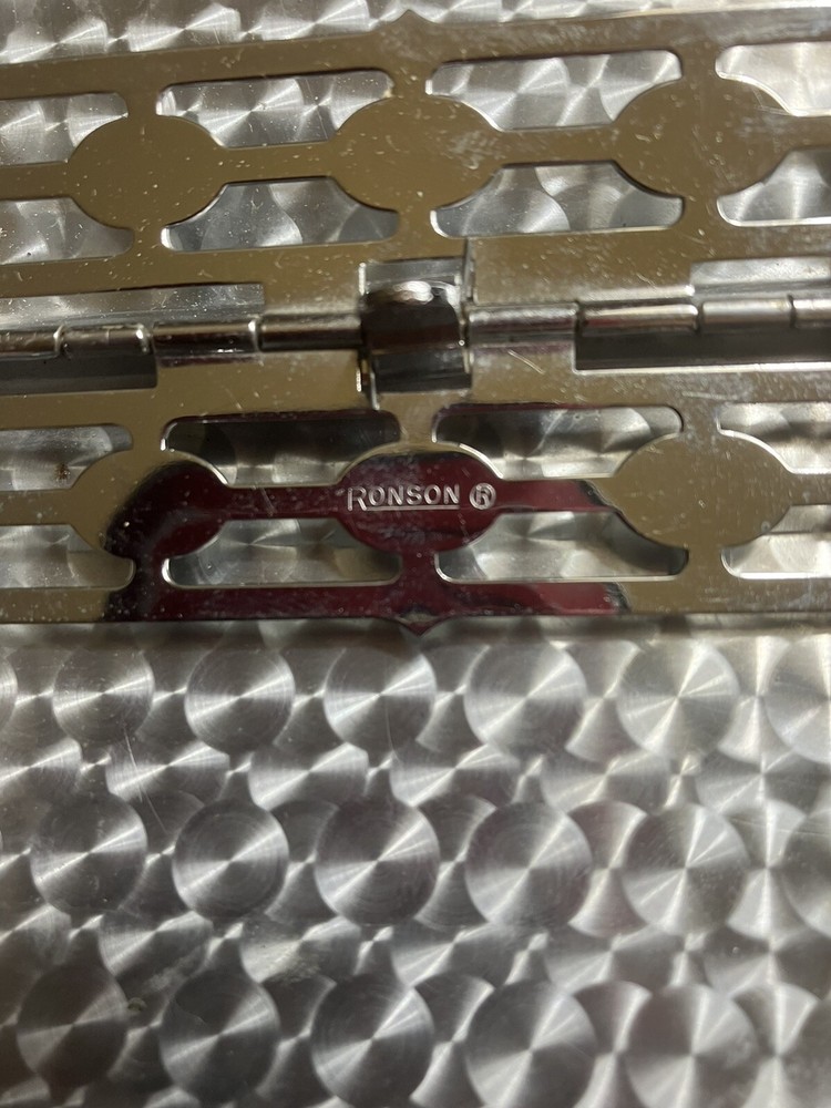 Vintage 1950’s Ronson Cigarette Lighter Cigarette Case Combo.