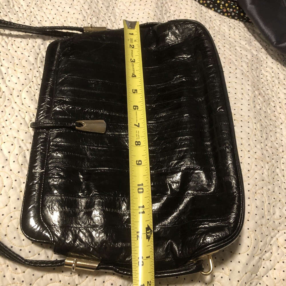 Vintage Black Eel Skin Purse