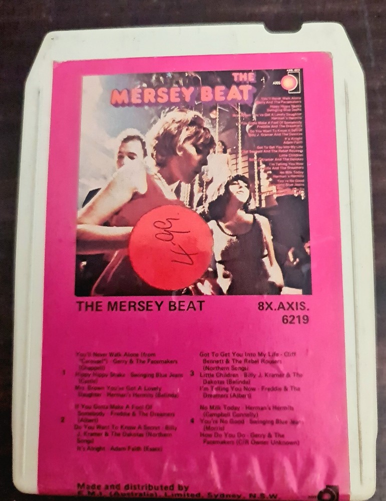 The Mersey Beat , Various,  8-track Stereo